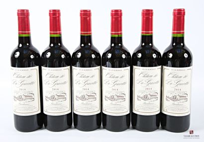 6 bottles Château de LA GRAVETTE Bordeaux...