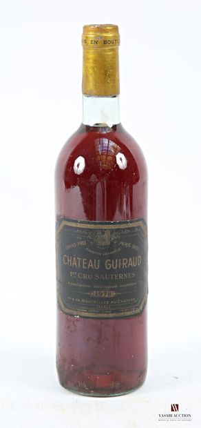 1 bottle Château GUIRAUD Sauternes 1er GCC...