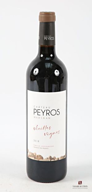 1 bottle Château PEYROS Madiran 2018
	Impeccable...