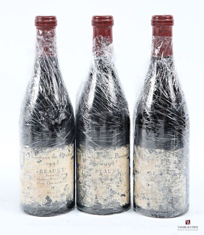 3 bottles BEAUNE 1er Cru-Hospices de Beaune-Cuvée...