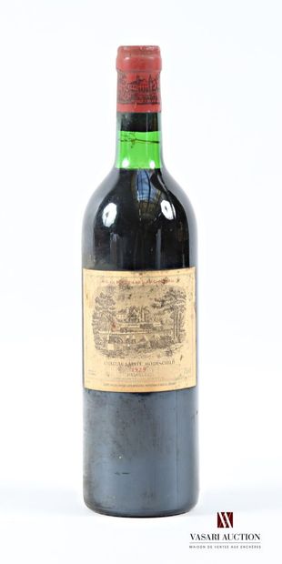 1 bottle Château LAFITE ROTHSCHILD Pauillac...