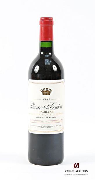 1 bottle RÉSERVE DE LA COMTESSE Pauillac...