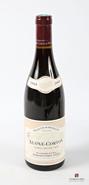 1 bouteile ALOXE CORTON mise Ed. Cornu &...