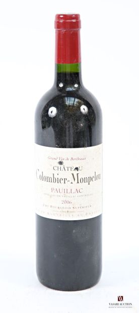 1 bottle Château COLOMBIER-MONPELOU Pauillac...