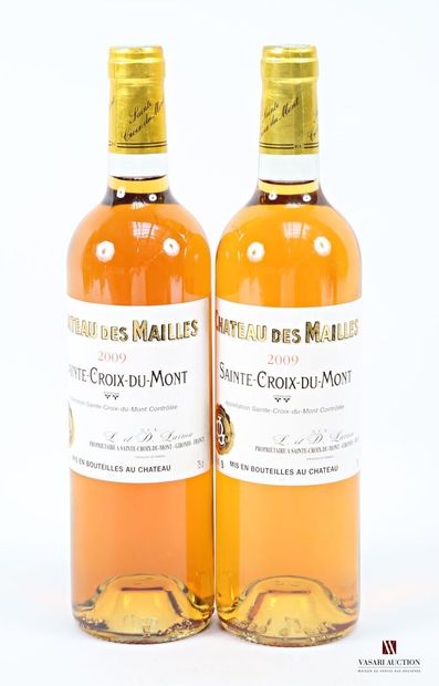 2 bottles Château des MAILLES Ste Croix du...