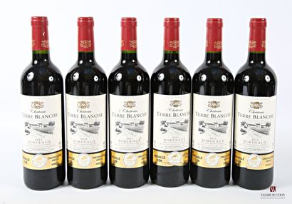 6 bottles Château TERRE BLANCHE Bordeaux...