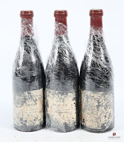 3 bottles BEAUNE 1er Cru-Hospices de Beaune-Cuvée...