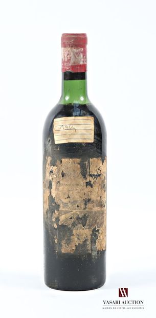 1 bottle Château BOUSCAUT Graves GCC 1964
	Et....