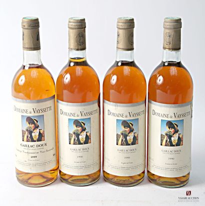 4 bottles GAILLAC doux mise Domaine de Vaysette
	1...