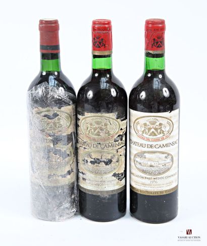 3 bottles Château CAMENSAC Haut Médoc GCC
	1...