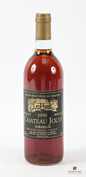 1 bottle JURANÇON mise Château Jolys 1990
	Et....