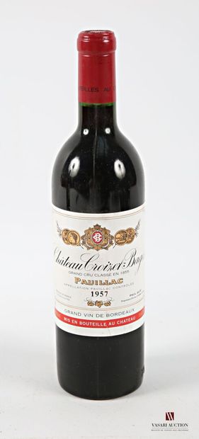 1 bottle Château CROIZET BAGES Pauillac GCC...