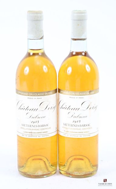 2 bottles Château DOISY DUBROCA Barsac GCC...