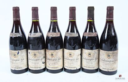6 bottles CHATEAUNEUF DU PAPE 