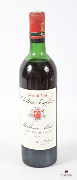 1 bottle Château POUJEAUX Moulis 1972
	Et....