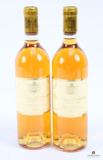 2 bottles Château SUDUIRAUT Sauternes 1er...