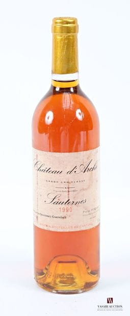 1 bottle Château d'ARCHE Sauternes GCC 1990
	Et....