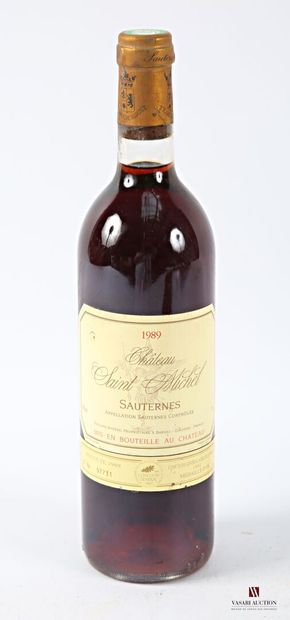 1 bottle Château SAINT MICHEL Sauternes 1989
	Et....