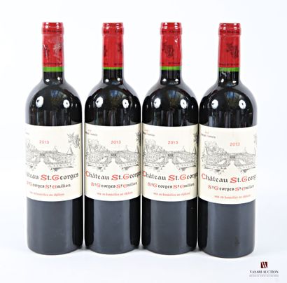 4 bottles Château St GEORGES St Georges St...