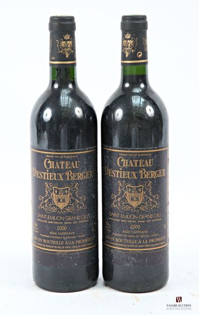 2 bottles Château DESTIEUX St Emilion GC...