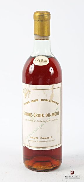 1 bottle CLOS DES COULINATS Ste Croix du...