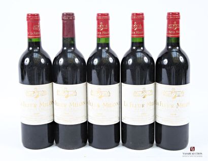 5 bottles Château LA FLEUR MILON Pauillac...