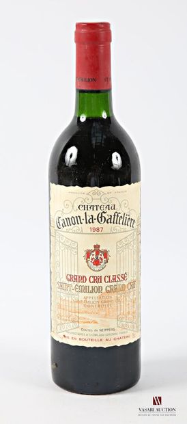 1 bottle Château CANON LA GAFFELIÈRE St Emilion...