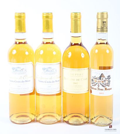 Lot of 4 blles including :
2 bottles Domaine...