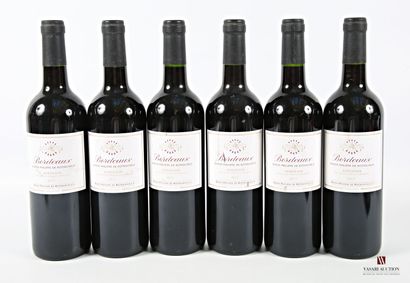 6 bottles BORDEAUX mise de Rothschild neg....