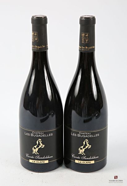 2 bottles LA CLAPE Cuvée Sandokhan mise Château...