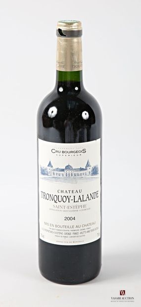 1 bottle Château TRONQUOY LALANDE St Estèphe...