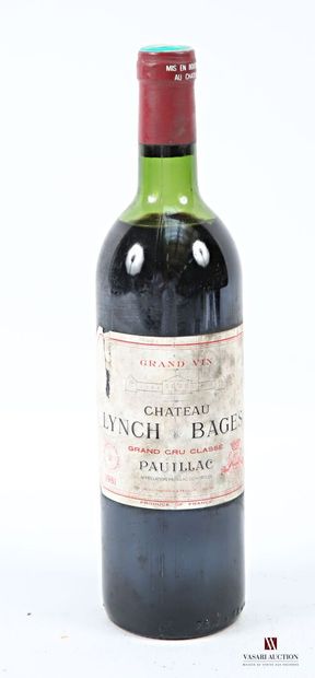 1 bottle Château LYNCH BAGES Pauillac GCC...