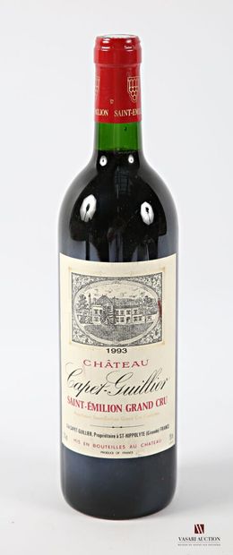 1 bottle Château CAPET GUILLIER St Emilion...