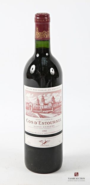 1 bottle Château COS D'ESTOURNEL St Estèphe...