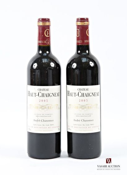 2 bottles Château HAUT CHAIGNEAU Lalande...