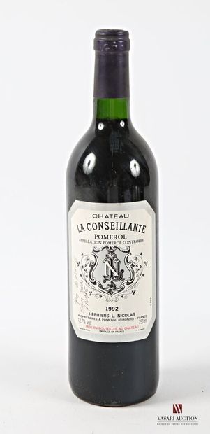 1 bottle Château LA CONSEILLANTE Pomerol...