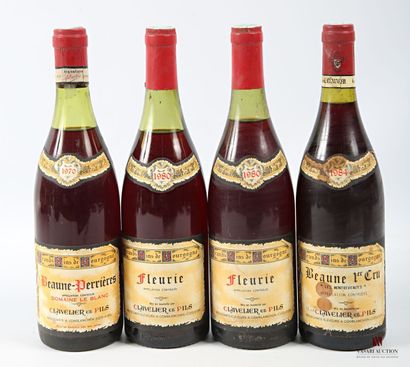 Lot of 4 blles mise Clavelier et Fils neg....