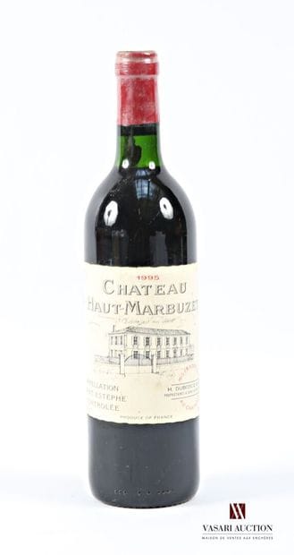 1 bottle Château HAUT MARBUZET St Estèphe...