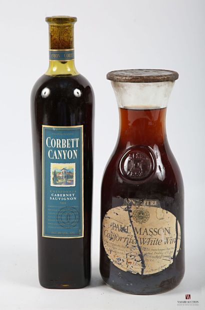 Lot of 2 blles of Californian wines including...