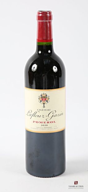 1 bottle Château LAFLEUR GAZIN Pomerol 2020
	Impeccable...