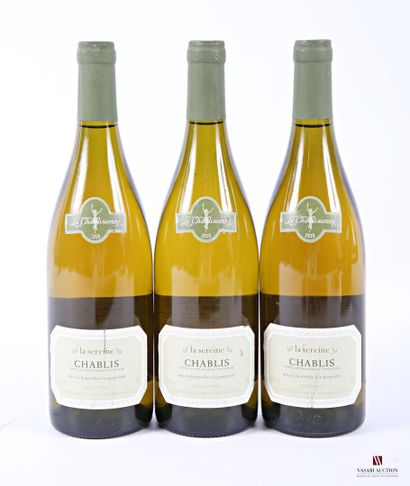 3 bottles CHABLIS 