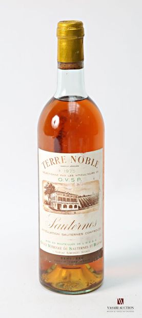 1 bottle TERRE NOBLE Sauternes mise coop...