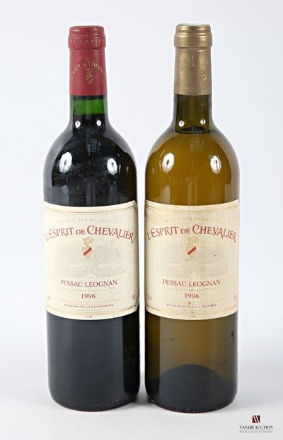 Lot of 2 blles including :
1 bottle L'ESPRIT...