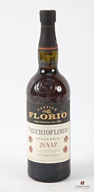 1 bottle MARSALA sec mise Cantine Florio...