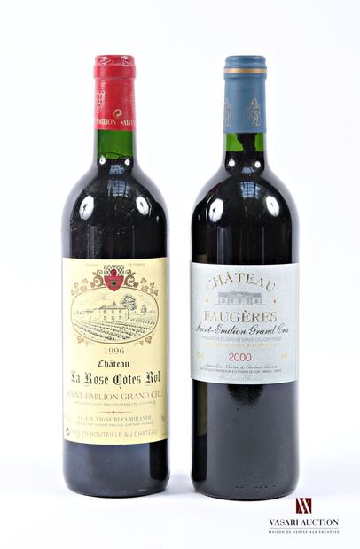 Lot of 2 bottles including :
1 bottle Château...