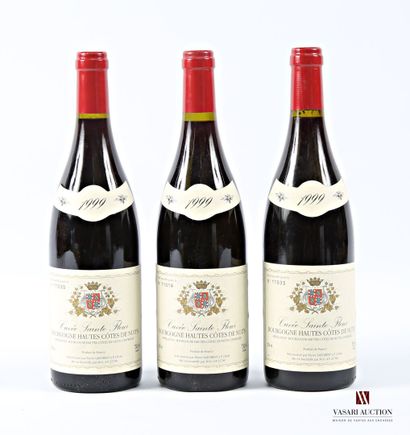 3 bottles BOURGOGNE Htes Côtes de Nuits Cuvée...