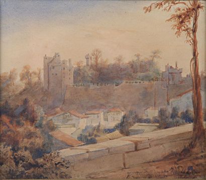 MALIBRAN H. (19th century)
View of a fortress...