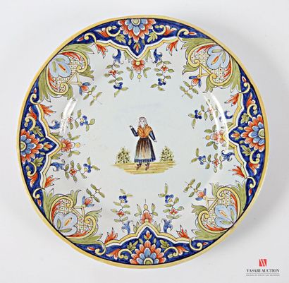 TOURS - DURAND Manufacture de 
Round plate...