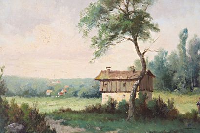 BERTIN (Early 20th century) 
Lively Landes...