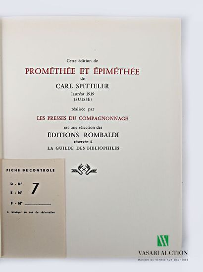 COLLECTION DES PRIX NOBEL DE LITTERATURE/EDITIONS...